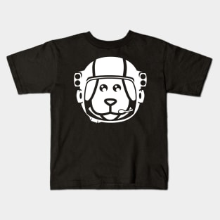 Cute & Funny Space Astronaut Dog Kids T-Shirt